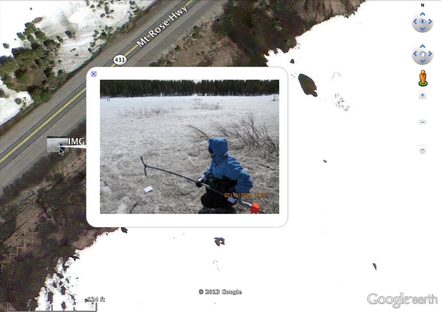 Image of tahoe meadows measurements of snow albedo